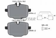 2470401 TEXTAR - KLOCKI HAM.TYŁ BMW 5 G30 16- 