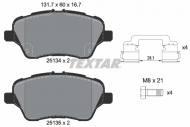 2513402 TEXTAR - KLOCKI HAM. FORD B-MAX 12- FIESTA 12- 