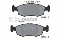 2542901 TEXTAR - KLOCKI HAM. FIAT 500 C PUNTO -12 