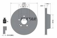 92036300 TEXTAR - TARCZA HAMULCOWA 