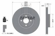 92053500 TEXTAR - TARCZA HAMULCOWA 