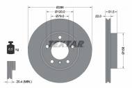 92055605 TEXTAR - TARCZA HAMULCOWA 