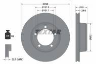 92061300 TEXTAR - TARCZA HAMULCOWA 