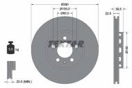 92061400 TEXTAR - TARCZA HAMULCOWA 