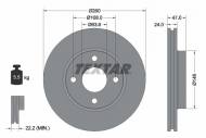 92063503 TEXTAR - TARCZA HAMULCOWA 