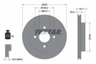 92063603 TEXTAR - TARCZA HAMULCOWA 