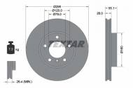 92067400 TEXTAR - TARCZA HAMULCOWA 