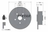 92078900 TEXTAR - TARCZA HAMULCOWA 