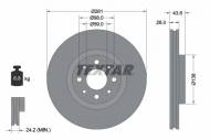 92107703 TEXTAR - TARCZA HAMULCOWA 