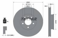 92109803 TEXTAR - TARCZA HAMULCOWA 