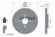 92111503 TEXTAR - TARCZA HAMULCOWA 