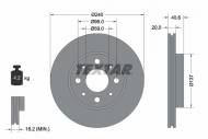 92118003 TEXTAR - TARCZA HAMULCOWA 