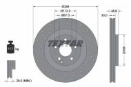 92123703 TEXTAR - TARCZA HAMULCOWA 