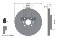 92129303 TEXTAR - TARCZA HAMULCOWA 