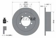 92136100 TEXTAR - TARCZA HAMULCOWA 