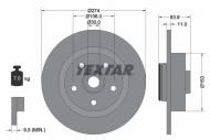 92142203 TEXTAR - TARCZA HAMULCOWA 