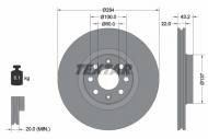 92145803 TEXTAR - TARCZA HAMULCOWA 