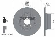 92146303 TEXTAR - TARCZA HAMULCOWA 