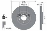 92155403 TEXTAR - TARCZA HAM. FIAT CROMA 