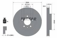 92165405 TEXTAR - TARCZA HAM. CHEVROLET CAPTIVA OPEL ANTAR