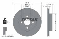 92165600 TEXTAR - TARCZA HAMULCOWA 