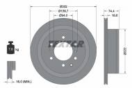 92167303 TEXTAR - TARCZA HAM. MITSUBISHI PAJERO IV 07- 