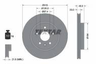 92187303 TEXTAR - TARCZA HAMULCOWA 