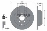 92223403 TEXTAR - TARCZA HAMULCOWA 