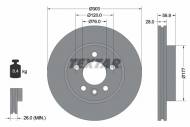 92228903 TEXTAR - TARCZA HAMULCOWA 