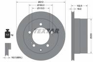 92249403 TEXTAR - TARCZA HAMULCOWA TYL 