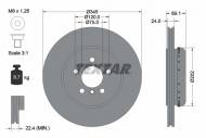 92253925 TEXTAR - TARCZA HAM. BMW 5 F10 10- 