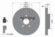 92257703 TEXTAR - TARCZA HAM. TOYOTA AURIS 12- 