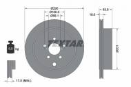 92270903 TEXTAR - TARCZA HAMULCOWA TYL 