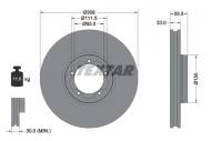 92273003 TEXTAR - TARCZA HAMULCOWA PRZOD 