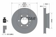 92301203 TEXTAR - TARCZA HAMULCOWA PRZOD 