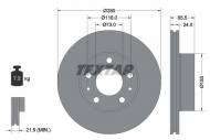 92305203 TEXTAR - TARCZA HAMULCOWA PRZOD 