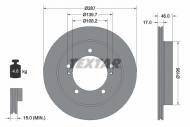 92314103 TEXTAR - TARCZA HAMULCOWA PRZOD 