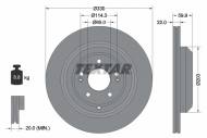 92314905 TEXTAR - TARCZA HAMULCOWA TYL 