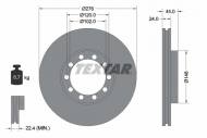 93085800 TEXTAR - TARCZA HAMULCOWA 