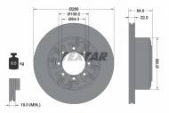 93089600 TEXTAR - TARCZA HAMULCOWA 