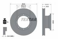 93102400 TEXTAR - TARCZA HAMULCOWA 