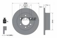 93143303 TEXTAR - TARCZA HAM. MERCEDES SPRINTER VW CRAFTER