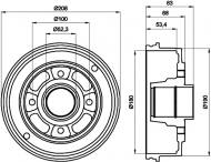 94023600 TEXTAR - TARCZA HAMULCOWA 