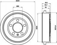 94023800 TEXTAR - TARCZA HAMULCOWA 