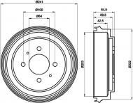 94026100 TEXTAR - TARCZA HAMULCOWA 