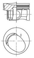 41257600 KOLBENSCHMIT - TLOK KPL. Z PIERSCIENIAMI 