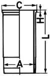 88316110 KOLBENSCHMIT - TULEJA CYLINDRA 