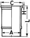 88524110 KOLBENSCHMIT - TULEJA CYLINDRA 