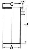 89025190 KOLBENSCHMIT - TULEJA CYLINDRA 