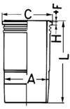 89389110 KOLBENSCHMIT - TULEJA CYLINDRA 